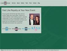 Tablet Screenshot of casinokingsny.com